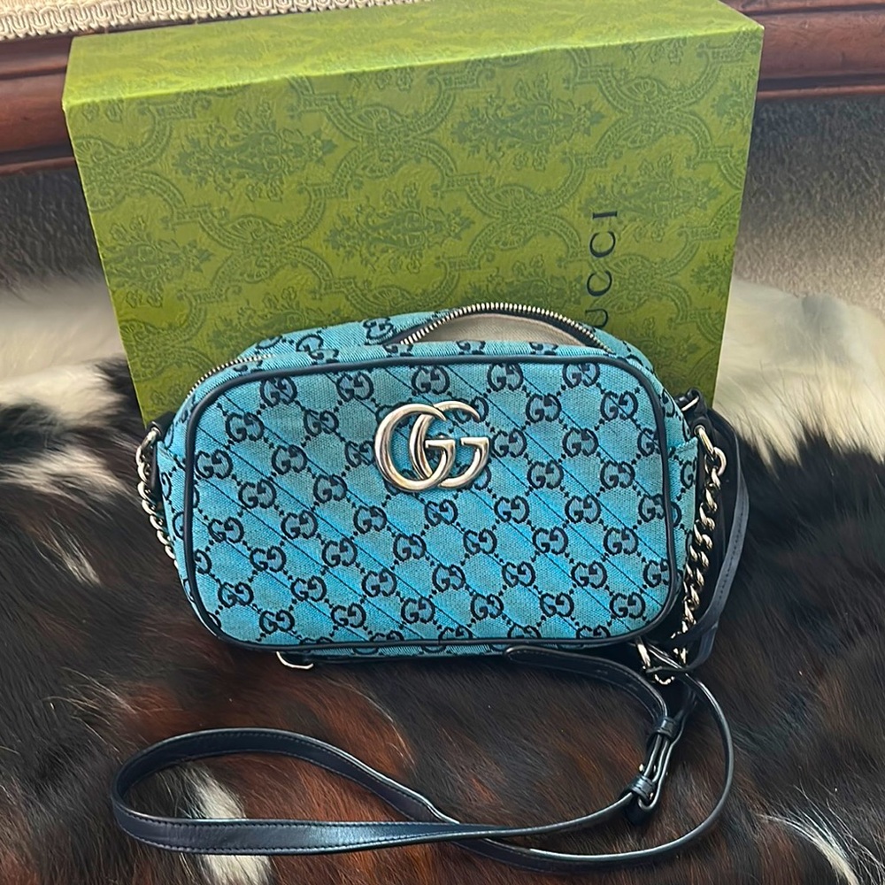 Gucci Blue marmont crossbody